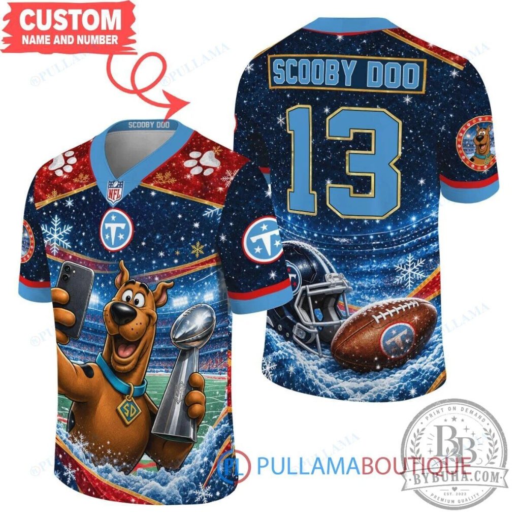Scooby-Doo Tennessee Titans Super Bowl Champions Football Jersey Scooby-Doo Tennessee Titans Super Bowl Champions Football Jersey