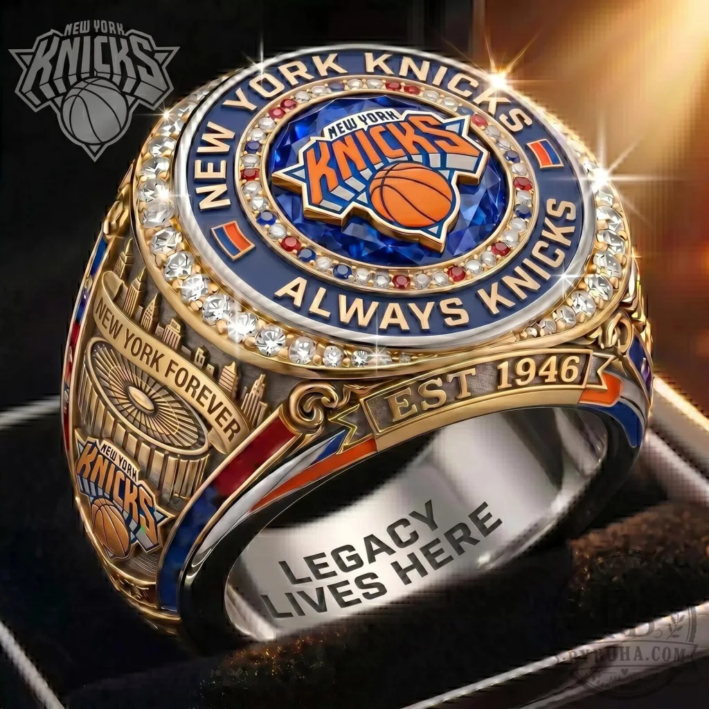 New York Knicks Basketball Team Championship Style Legacy Ring New York Knicks Basketball Team Championship Style Legacy Ring