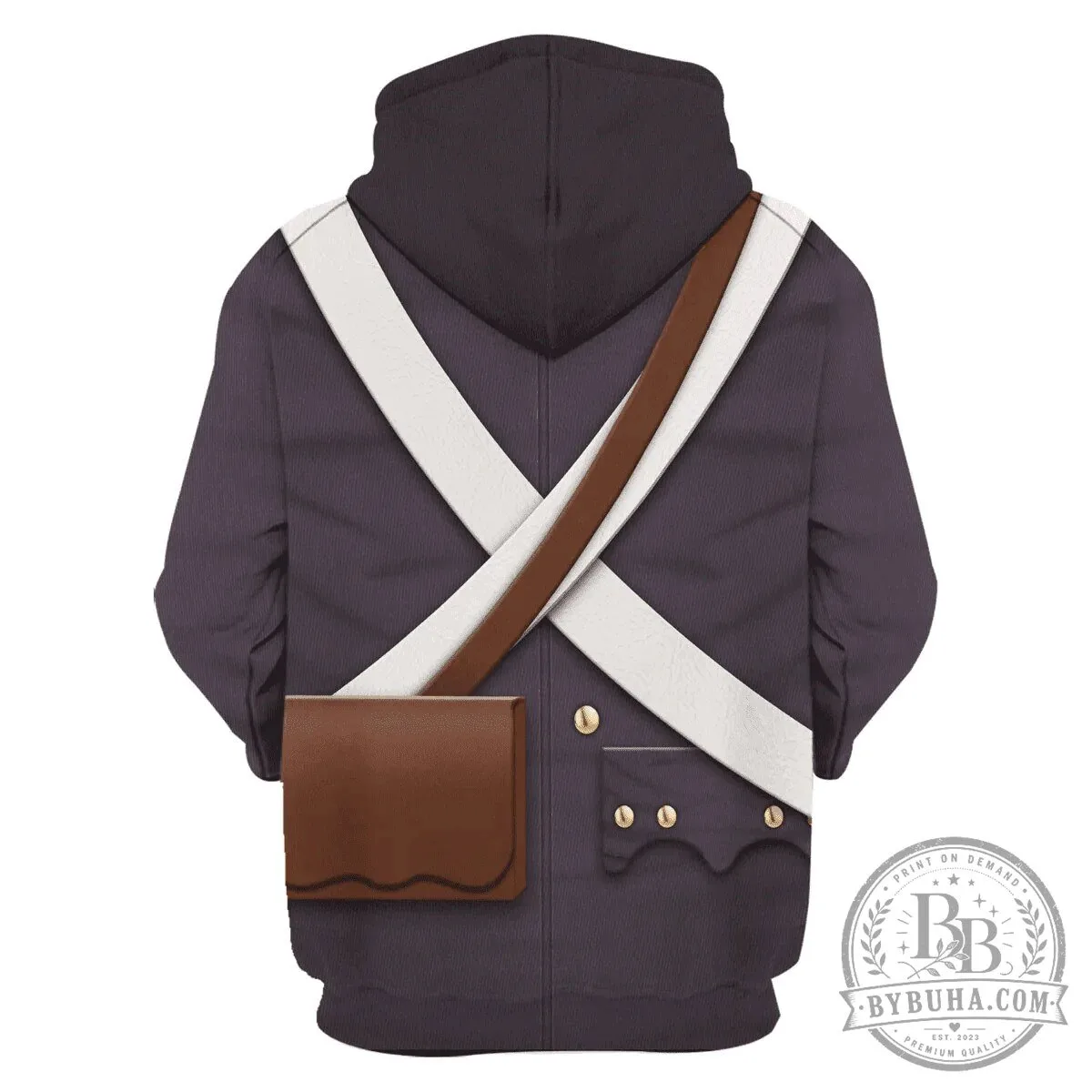 American Infantry 8th Continental Regiment 1783 Uniform All Over Print Hoodie 22 American Infantry 8th Continental Regiment 1783 Uniform All Over Print Hoodie