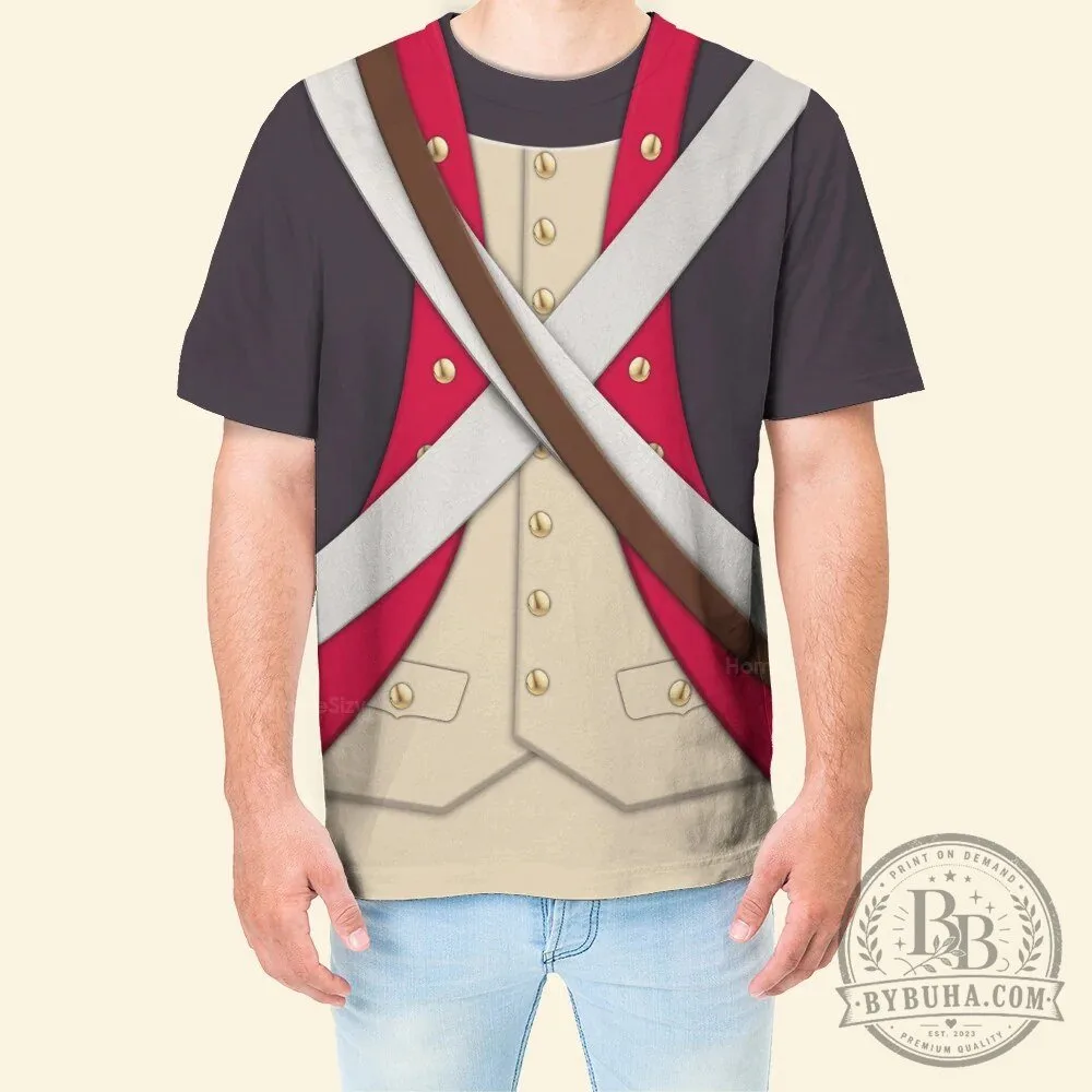 American Infantry 8th Continental Regiment 1783 Uniform All Over Print Hoodie 25 American Infantry 8th Continental Regiment 1783 Uniform All Over Print Hoodie