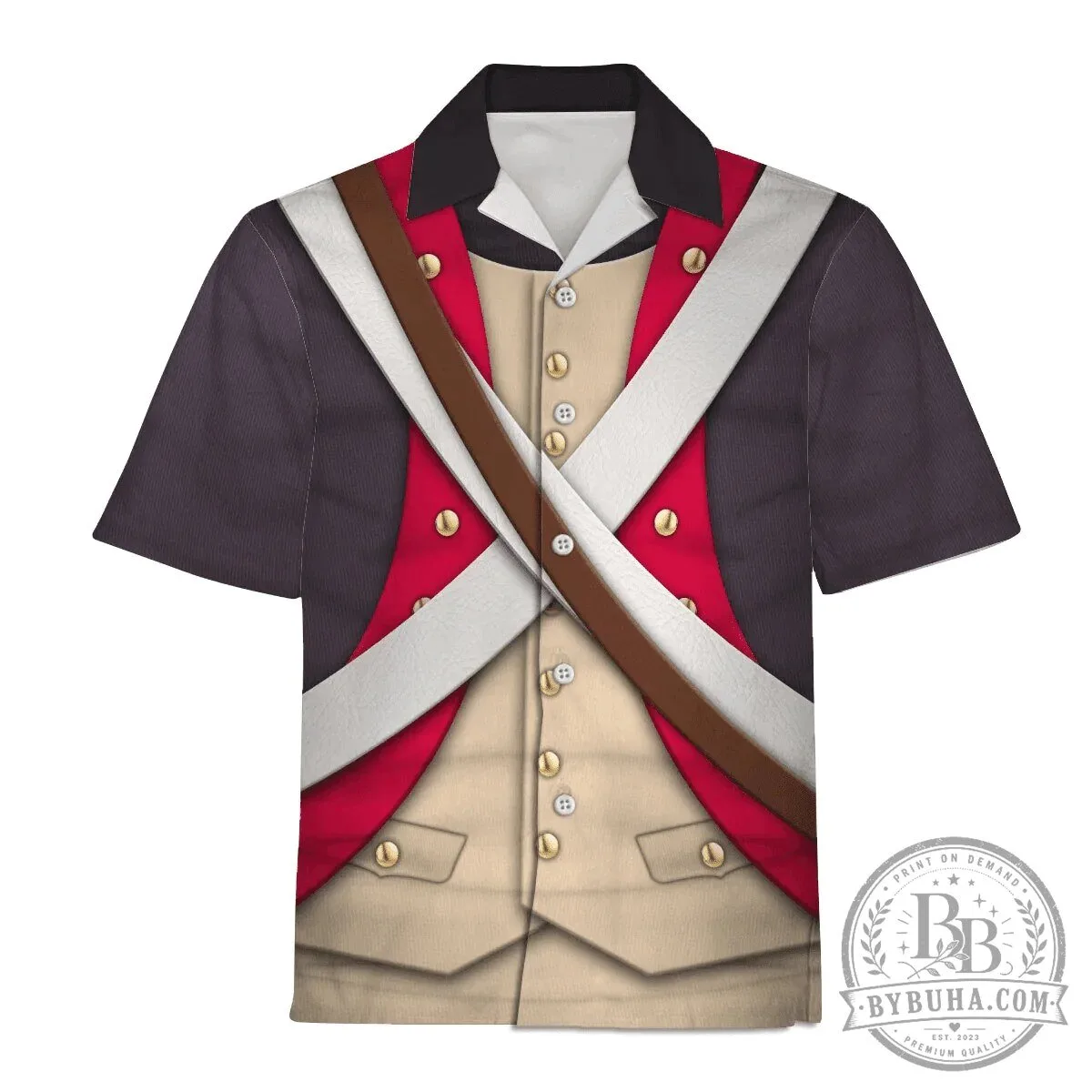 American Infantry 8th Continental Regiment 1783 Uniform All Over Print Hoodie 26 American Infantry 8th Continental Regiment 1783 Uniform All Over Print Hoodie