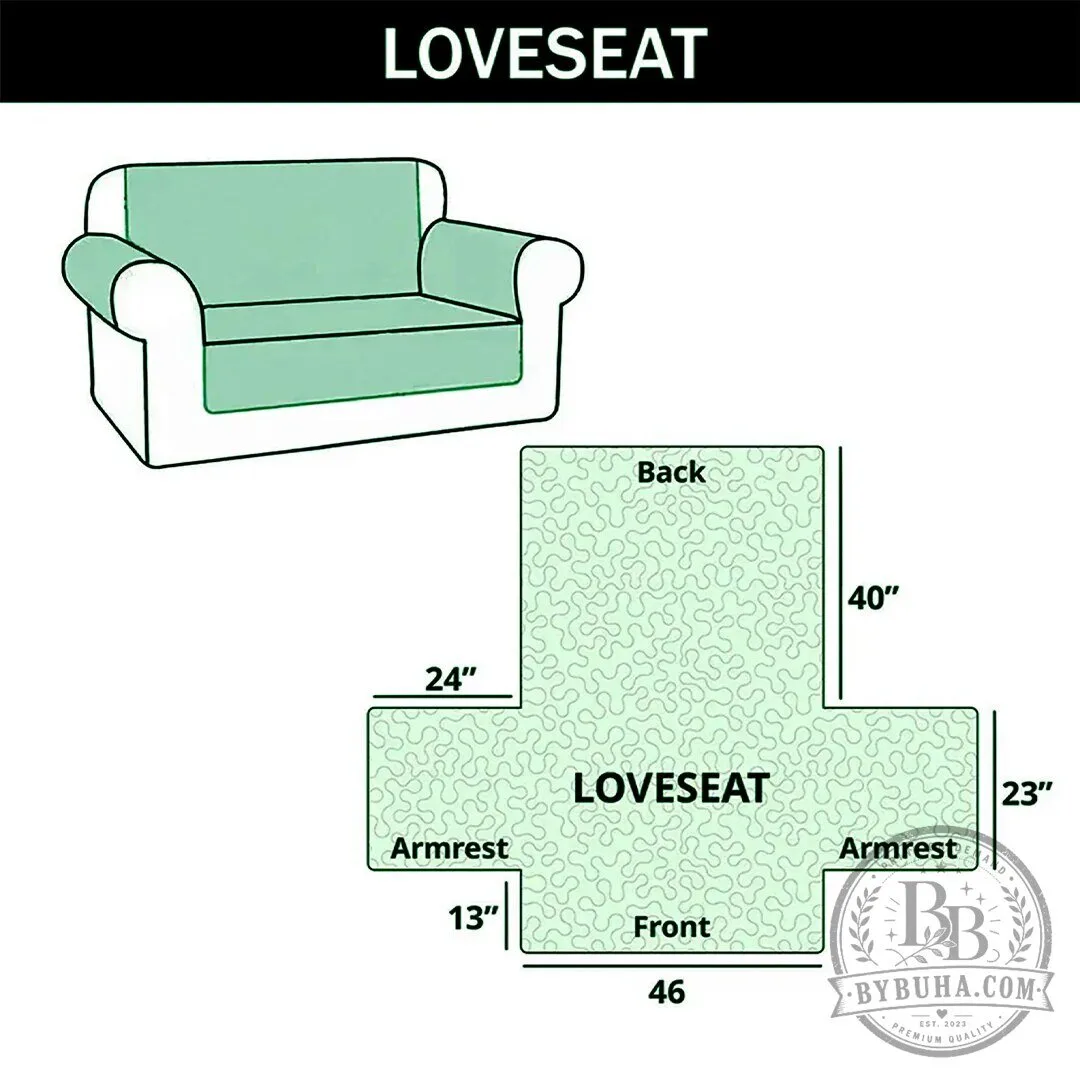 Bigfoot Waterfall Cave Quilted Sofa Cover, Cryptid Monster Furniture Protector 12 Bigfoot Waterfall Cave Quilted Sofa Cover, Cryptid Monster Furniture Protector