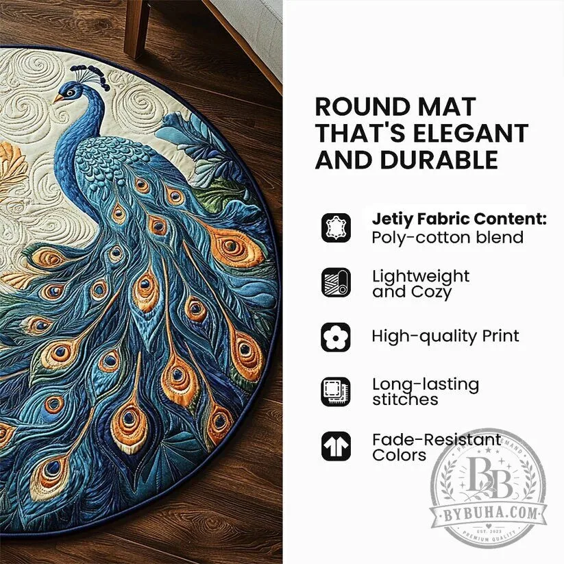 Christmas Santa Claus Fireplace Holiday Round Floor Mat 7 Christmas Santa Claus Fireplace Holiday Round Floor Mat